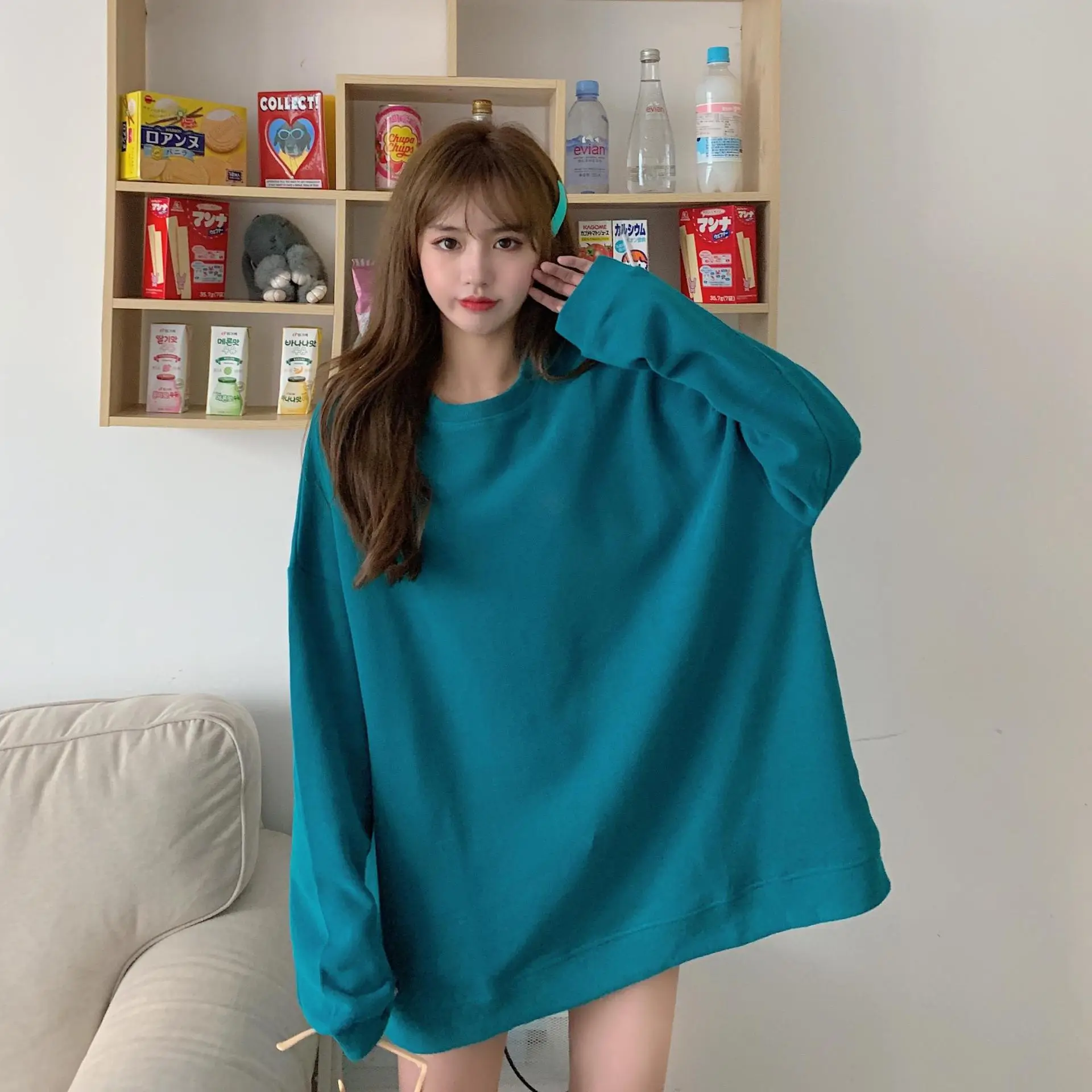 Black Plus Velvet Sweater for Women Autumn Winter — feature 7
