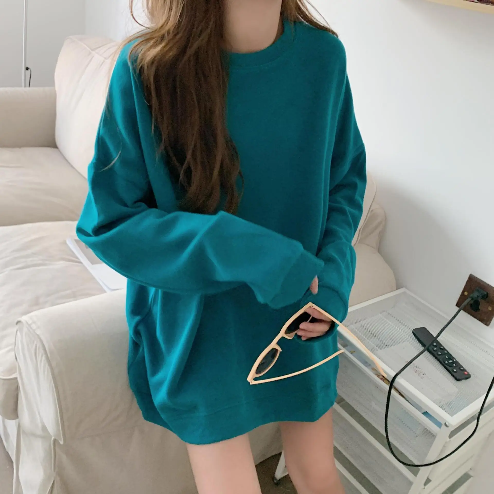 Black Plus Velvet Sweater for Women Autumn Winter — feature 8