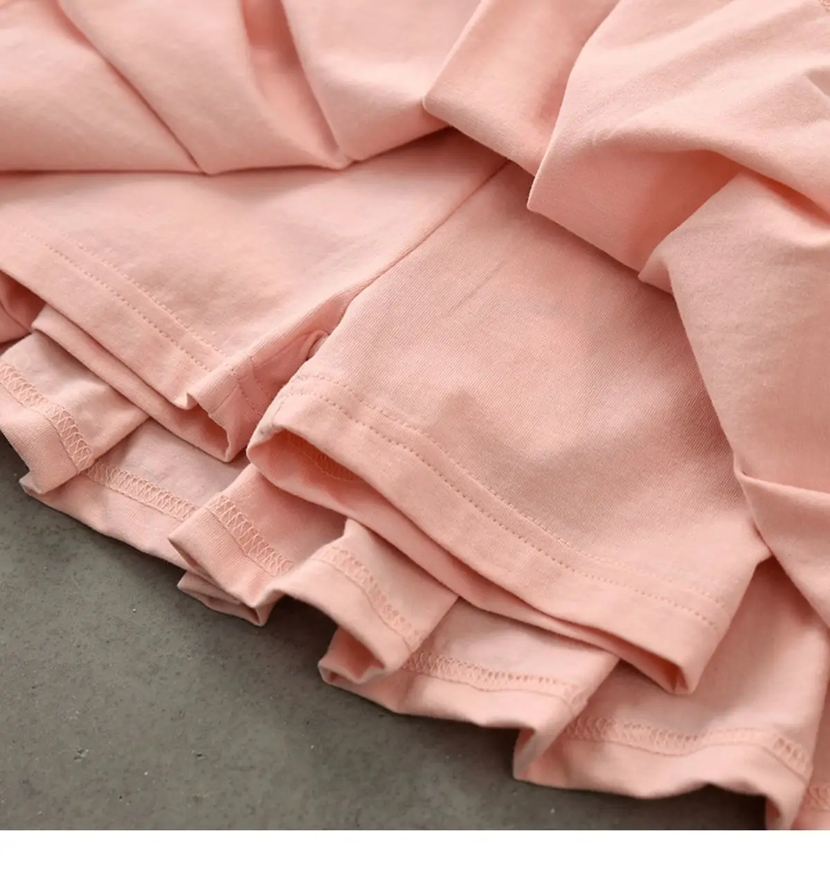Kids Pleated Skirts Set of 4 Cotton Medium to XL — feature 15