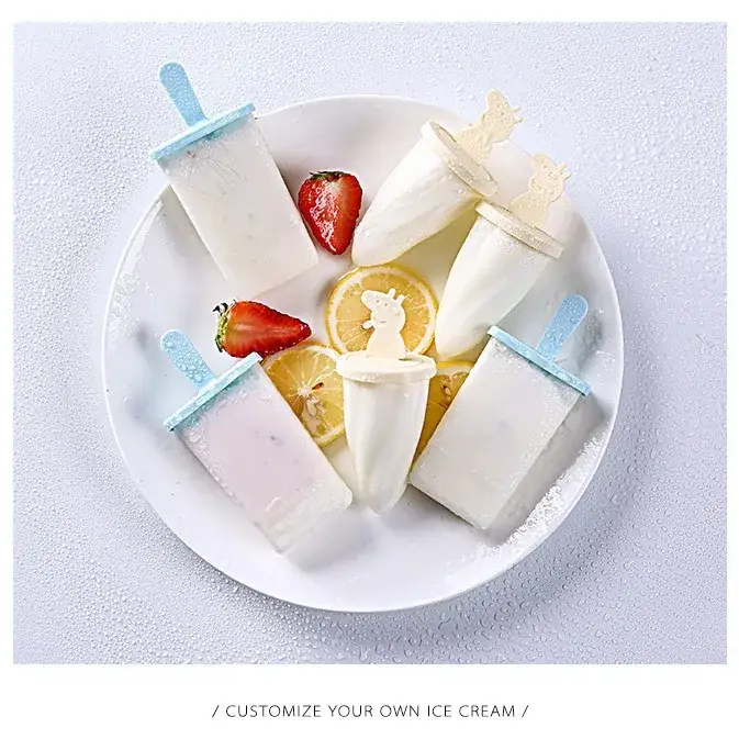 Nine-Compartment Plastic Ice Pop Mold Set - Image 10
