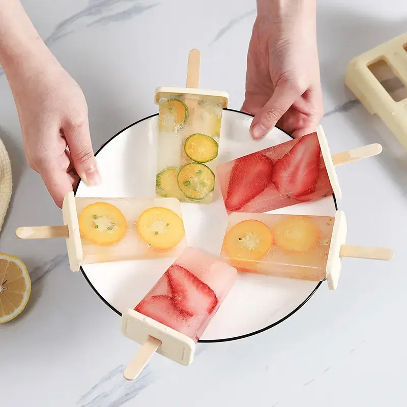 Nine-Compartment Plastic Ice Pop Mold Set - Image 12
