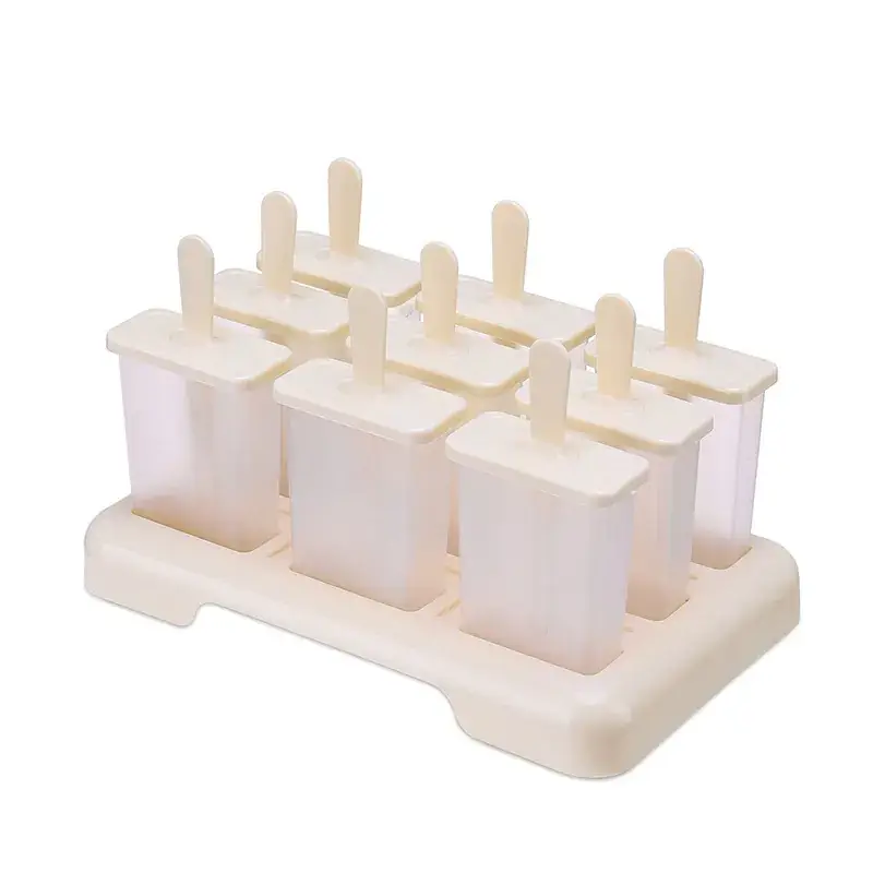 Nine-Compartment Plastic Ice Pop Mold Set - Image 2