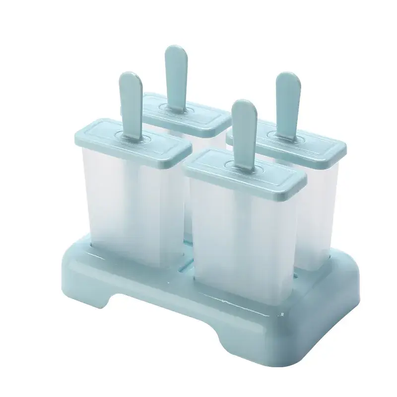 Nine-Compartment Plastic Ice Pop Mold Set - Image 3