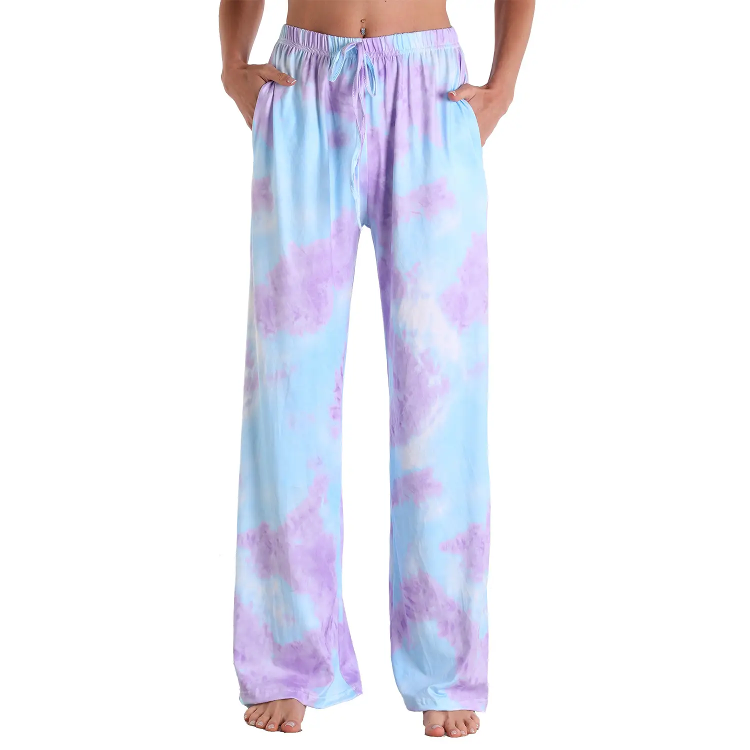 Black Floral Women's Rubber Pants for Home Leisure Sports - Image 28