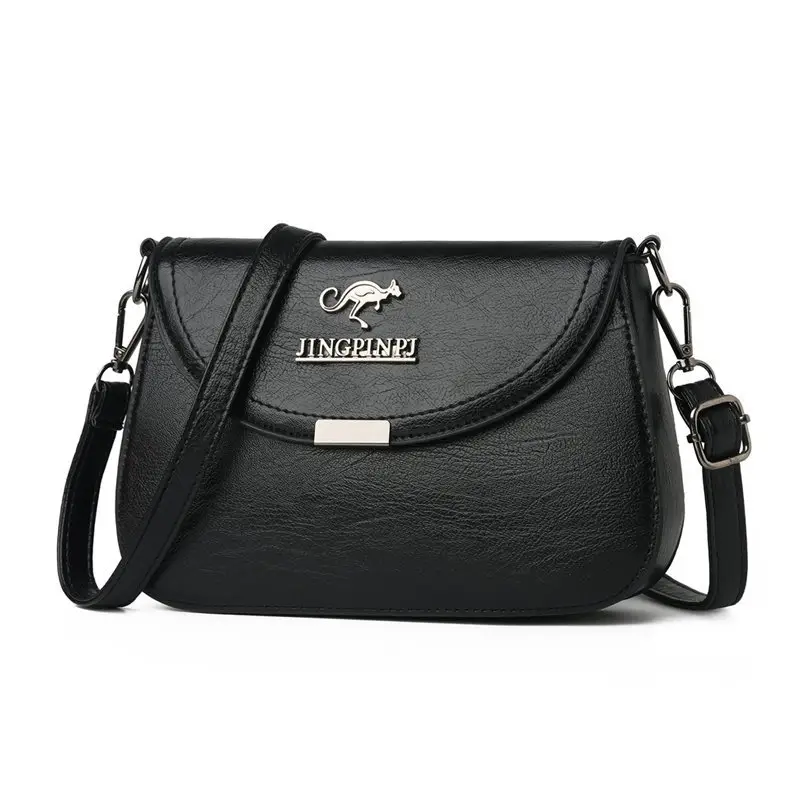 Red Women's Crossbody Bag with Soft Leather Texture - Image 8