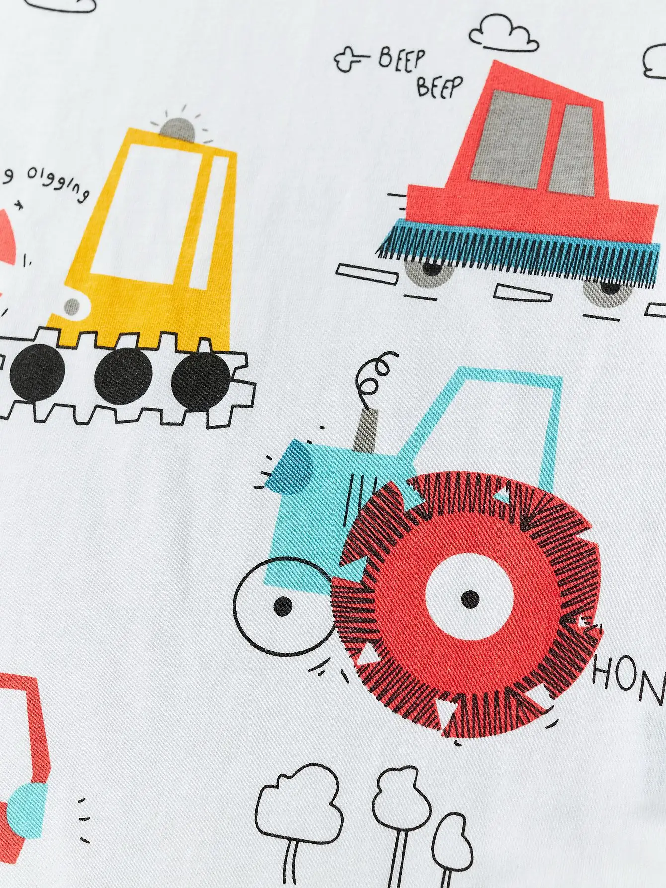 Yellow T-Shirt for Boys with T-Rex on Bike Design - Image 13