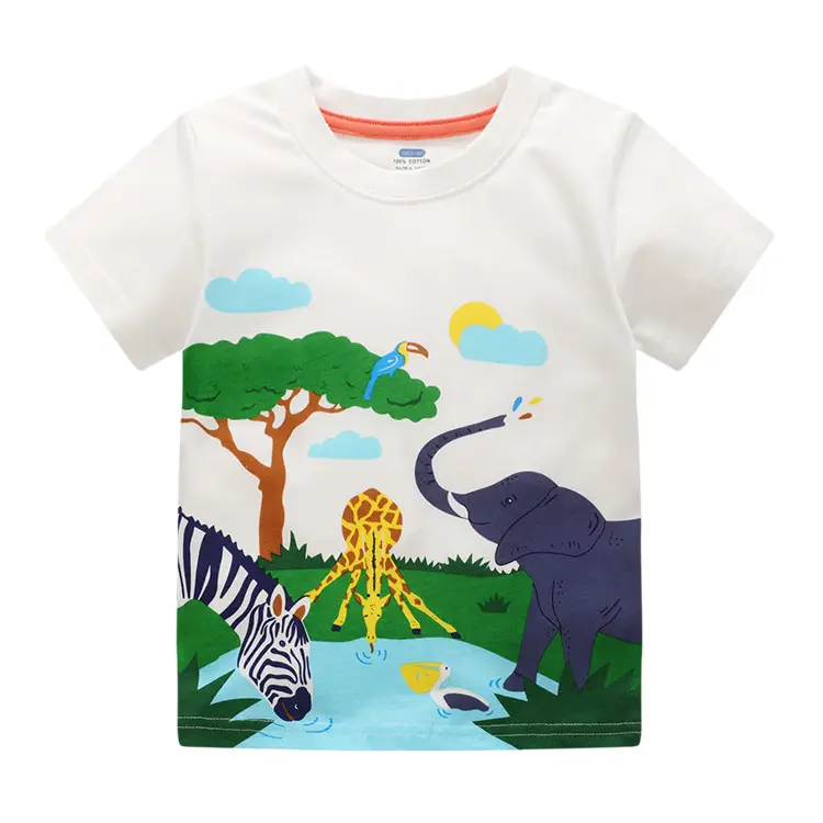 Yellow T-Shirt for Boys with T-Rex on Bike Design - Image 2