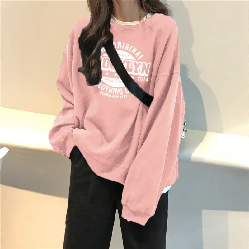Women Black Original U.S. C Cotton Sweatshirt Set - Image 3
