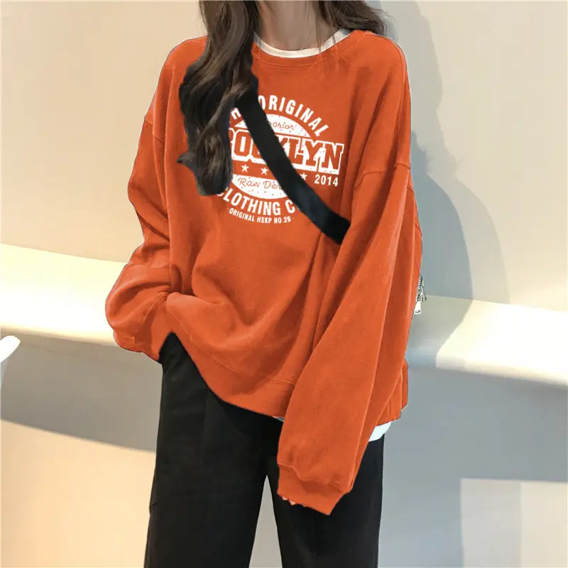 Women Black Original U.S. C Cotton Sweatshirt Set - Image 6