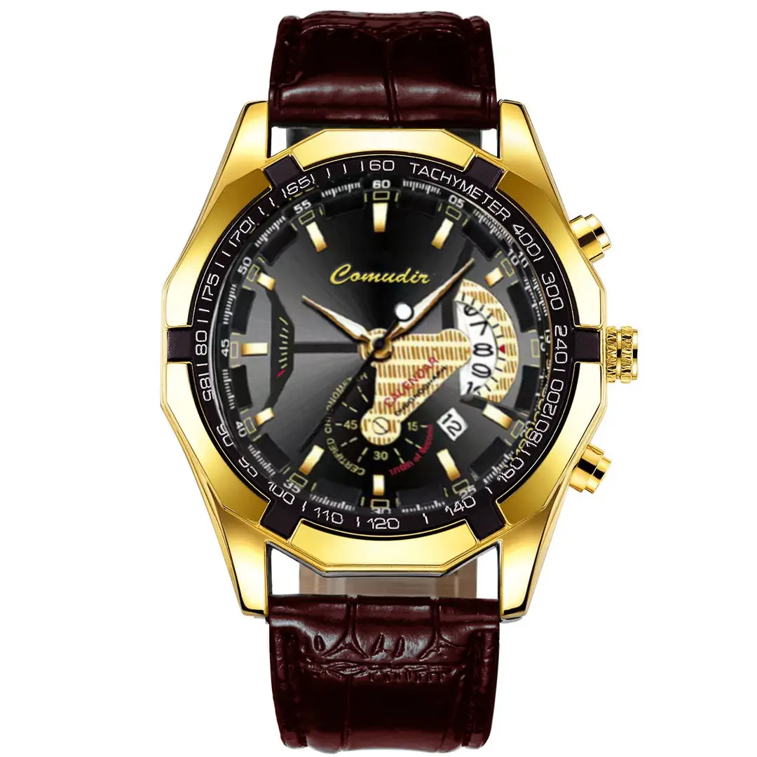 A generation of automatic movement watch men's calendar waterproof luminous non-mechanical watch large dial cross-border new