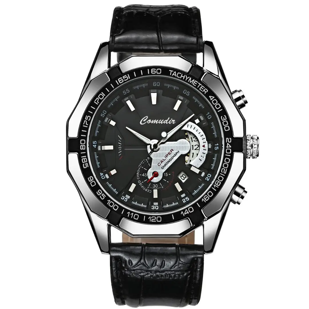 A generation of automatic movement watch men's calendar waterproof luminous non-mechanical watch large dial cross-border new