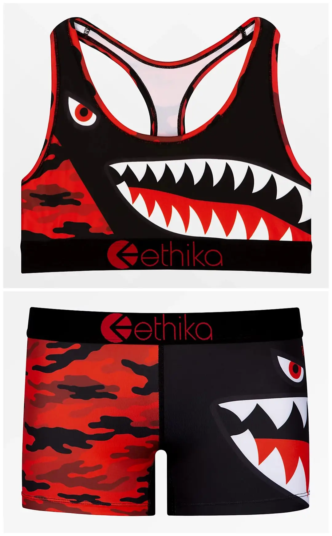 Ethika Printed Yoga Suit Women Parrot Design Shorts Set - Image 13