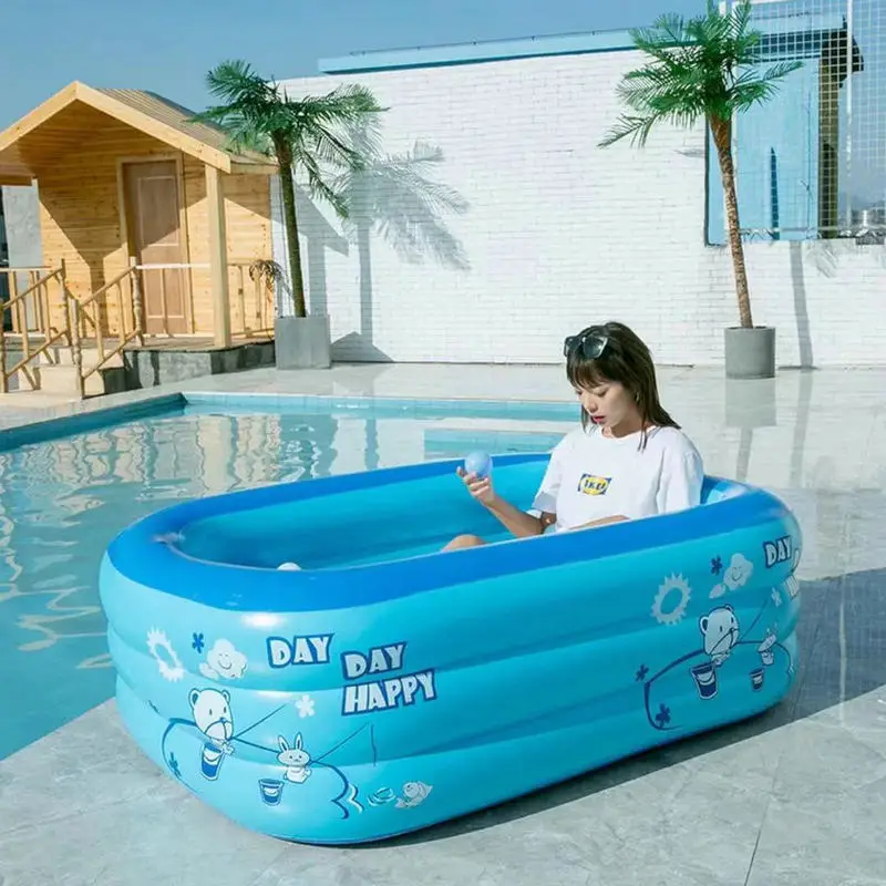 Factory spot household swimming pool baby inflatable swimming pool children inflatable swimming pool pool Children bath pool