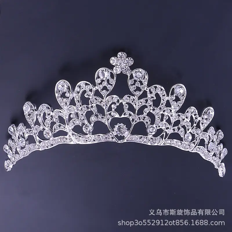 Elegant Crystal Bridal Crown for Women - Image 15