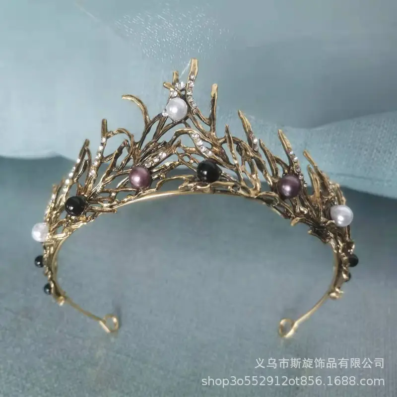 Elegant Crystal Bridal Crown for Women - Image 7