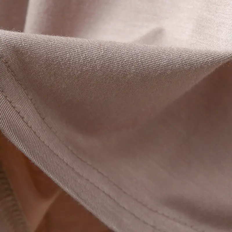 Women Grey Long Sleeve T-Shirt Loose Fit Side Slit - Image 13