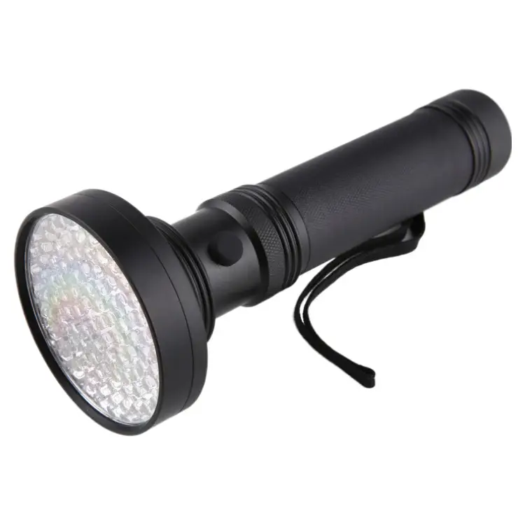 100 Led UV Flashlight Purple Smoke Detection Lamp