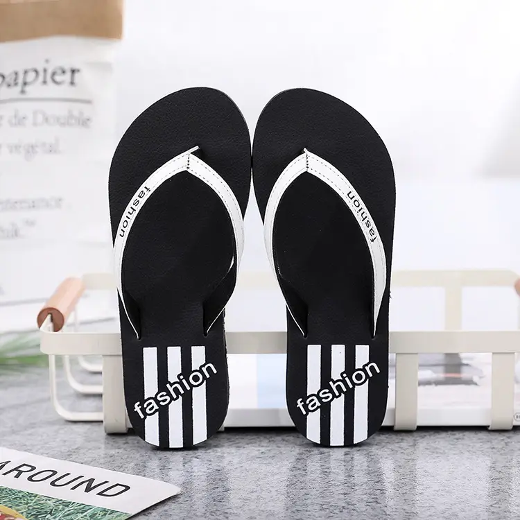 EVA Flip Flops for Girls Black Casual Summer