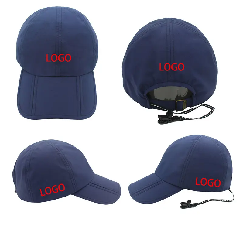 Black Foldable Rainproof Cap for Outdoor Travel - Image 10
