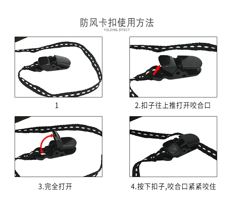 Black Foldable Rainproof Cap for Outdoor Travel — feature 12