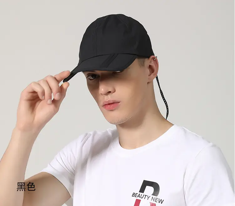 Black Foldable Rainproof Cap for Outdoor Travel — feature 22