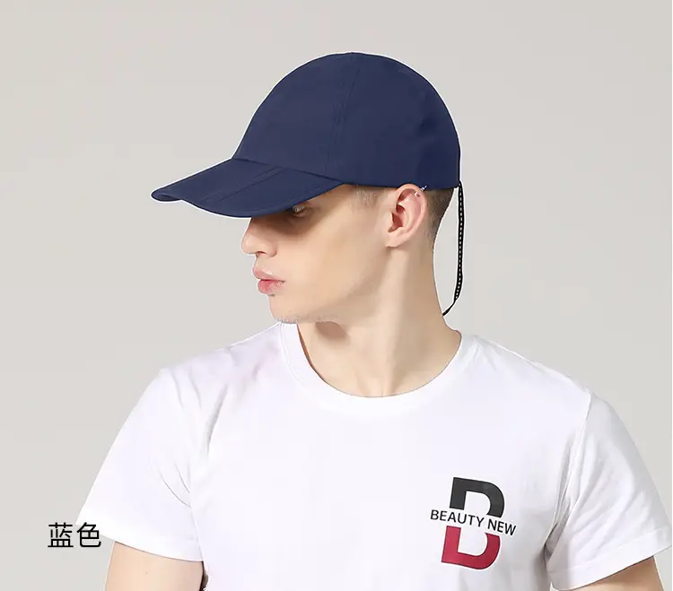 Black Foldable Rainproof Cap for Outdoor Travel — feature 24