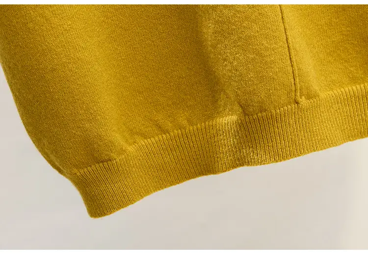 Black Korean Style Mid-Sleeve Pullover Top for Women — feature 16