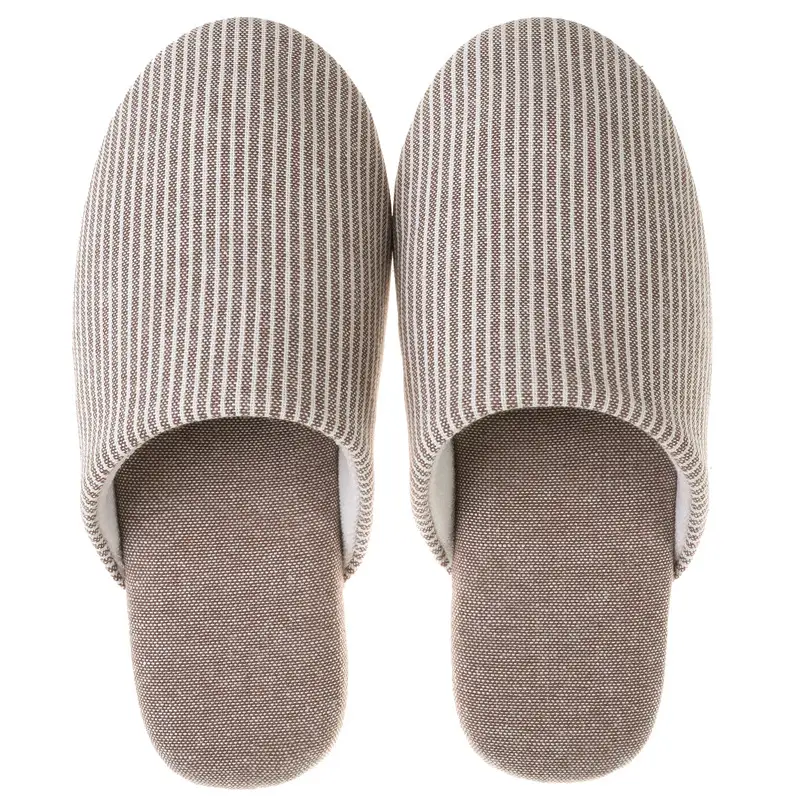 Japanese-Style Floor Slippers for Men, Wooden Floor Indoor Soft-Soled Shoes, Suitable for All Seasons, Autumn and Winter, Machine Washable Cloth-Soled Cotton Slippers for Women, Silent - Image 4