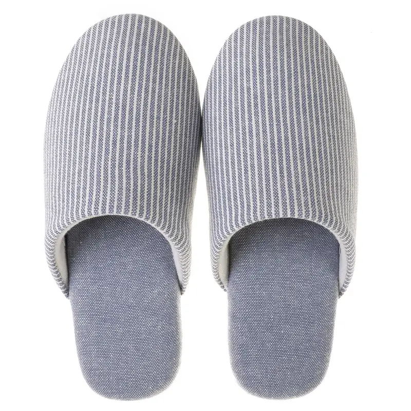 Japanese-Style Floor Slippers for Men, Wooden Floor Indoor Soft-Soled Shoes, Suitable for All Seasons, Autumn and Winter, Machine Washable Cloth-Soled Cotton Slippers for Women, Silent - Image 5