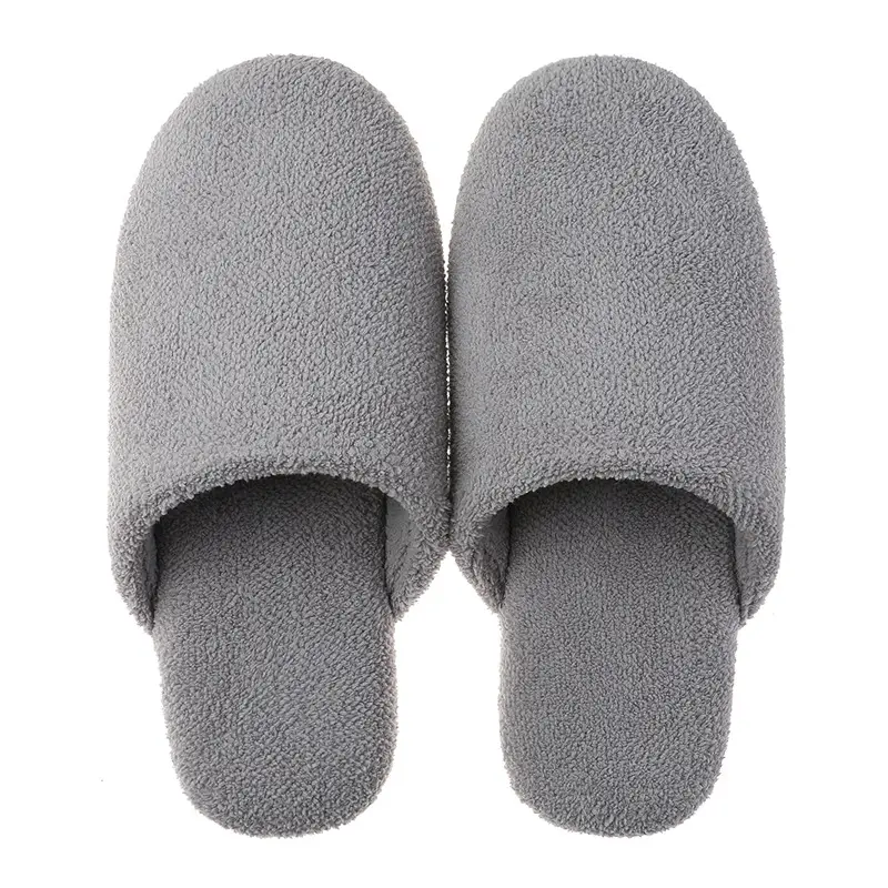 Japanese-Style Floor Slippers for Men, Wooden Floor Indoor Soft-Soled Shoes, Suitable for All Seasons, Autumn and Winter, Machine Washable Cloth-Soled Cotton Slippers for Women, Silent - Image 7