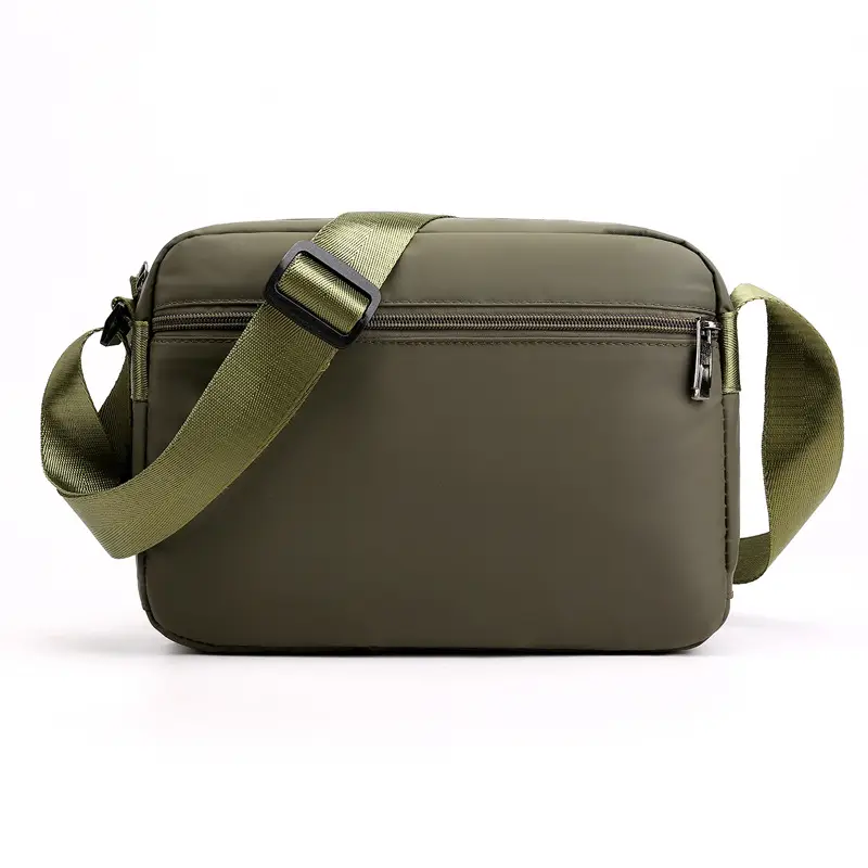 Men's Black Nylon Crossbody Bag for 2024