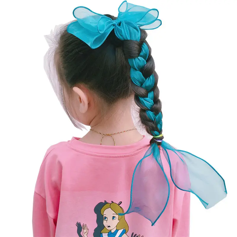 Clear Silver Bow Ribbon Hairpin for Women - Image 8