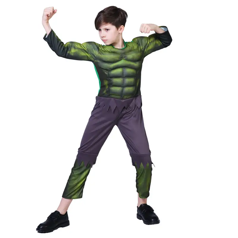 Halloween revenge hero return COSPLAY clothes children's performance clothing steel muscle clothing American team clothing — feature 6