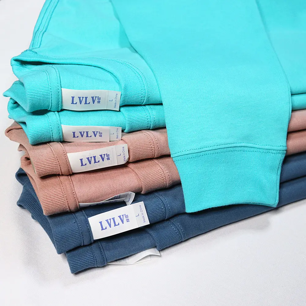 Men Navy Blue Cotton Long Sleeve T-Shirt 230g - Image 25