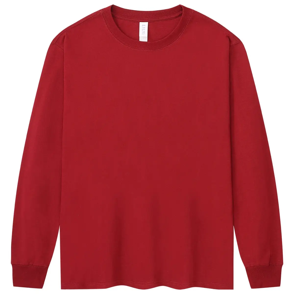 Men Navy Blue Cotton Long Sleeve T-Shirt 230g - Image 27