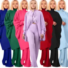 Women's Black High-Neck Slim Fit Fitness Jumpsuit 2021 — feature 21