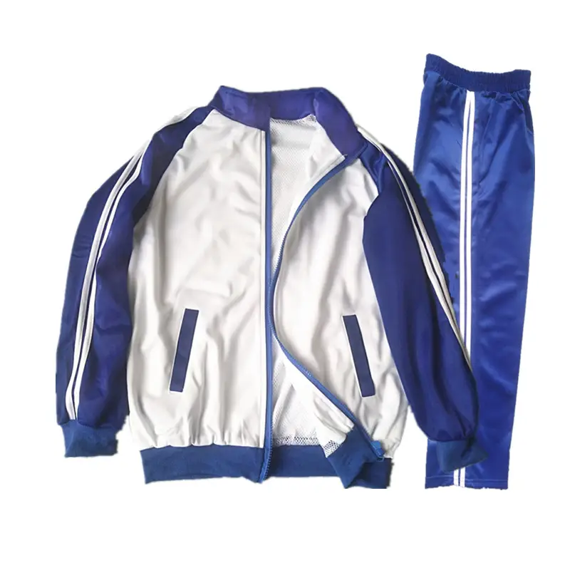 Blue & White School Uniform Track Suit for Boys Girls - Image 8
