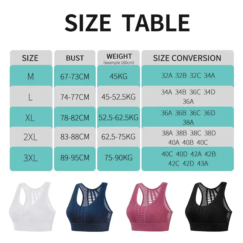 Hdoxia Breathable Mesh Light Sports Bra Shockproof Vest Push-Up Fitness Running Yoga Shaping Beautiful Back Bra — feature 1