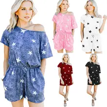 Women Printed T-Shirt 2022 Summer Black Round Neck — feature 12