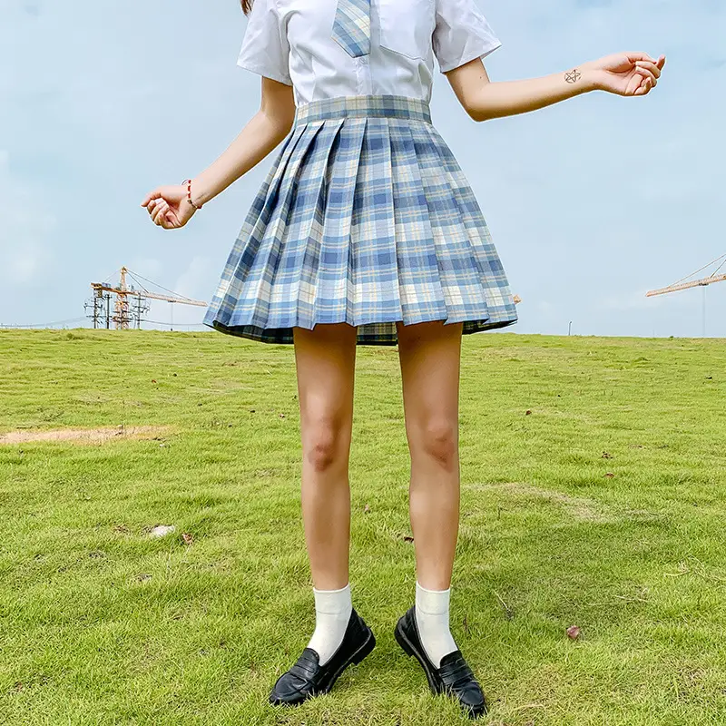 Gentle Daughter Jk Plaid A-Line Skirt Women