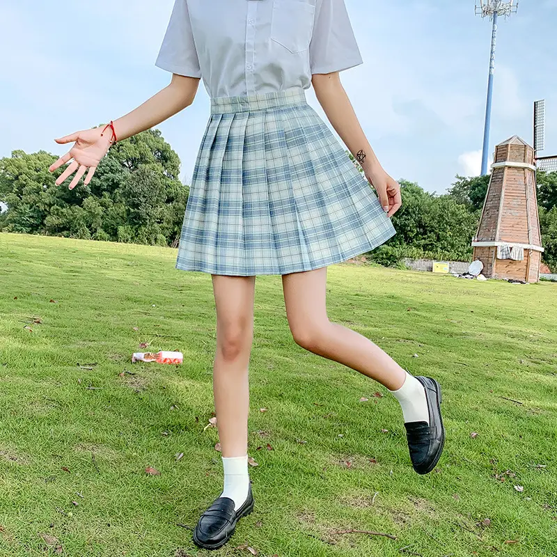 Gentle Daughter Jk Plaid A-Line Skirt Women