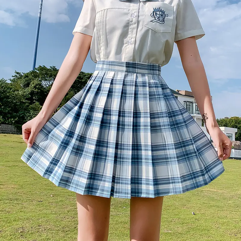 Gentle Daughter Jk Plaid A-Line Skirt Women