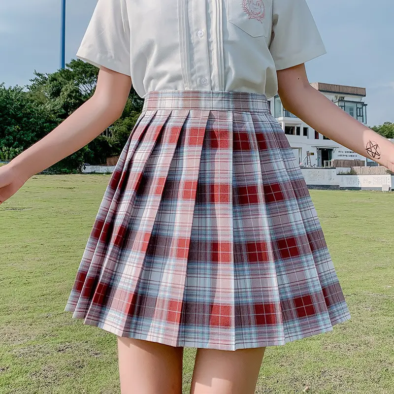 Gentle Daughter Jk Plaid A-Line Skirt Women