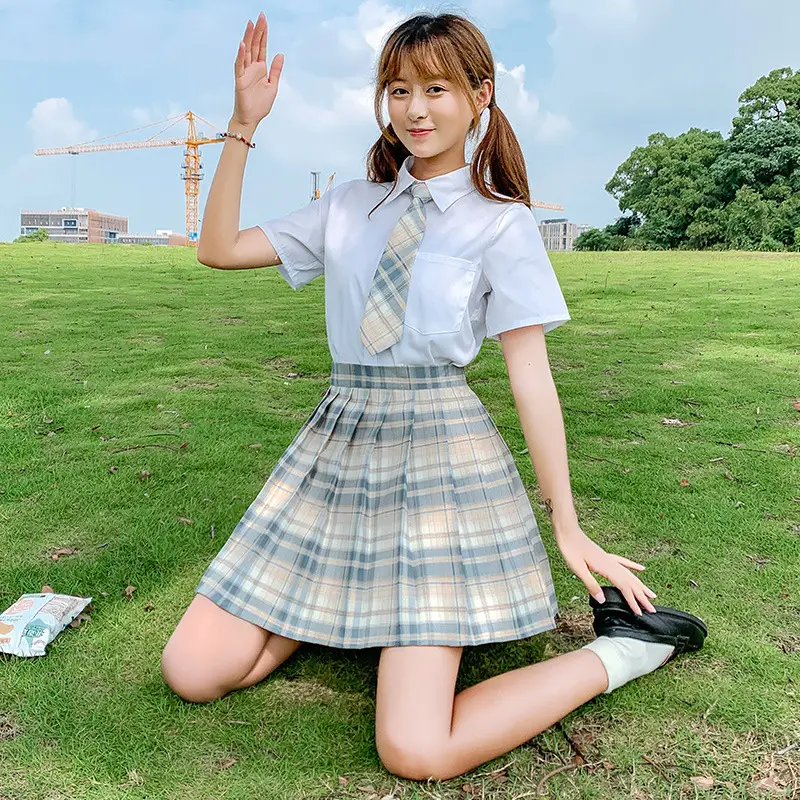 Gentle Daughter Jk Plaid A-Line Skirt Women