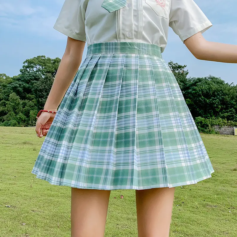 Gentle Daughter Jk Plaid A-Line Skirt Women