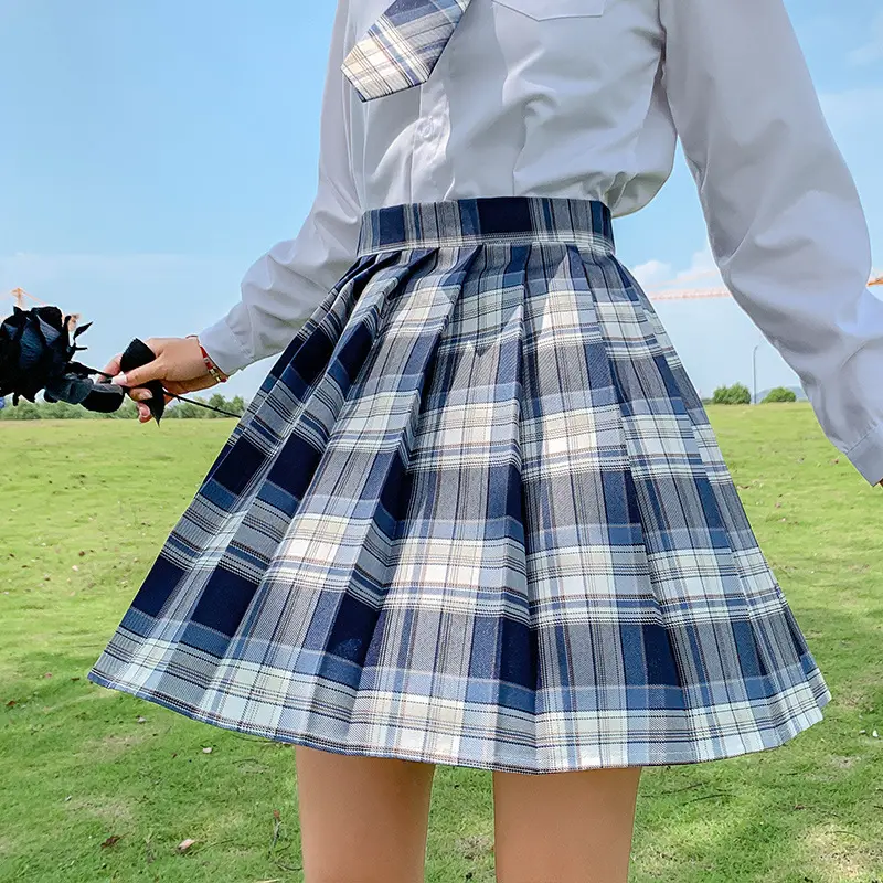Gentle Daughter Jk Plaid A-Line Skirt Women