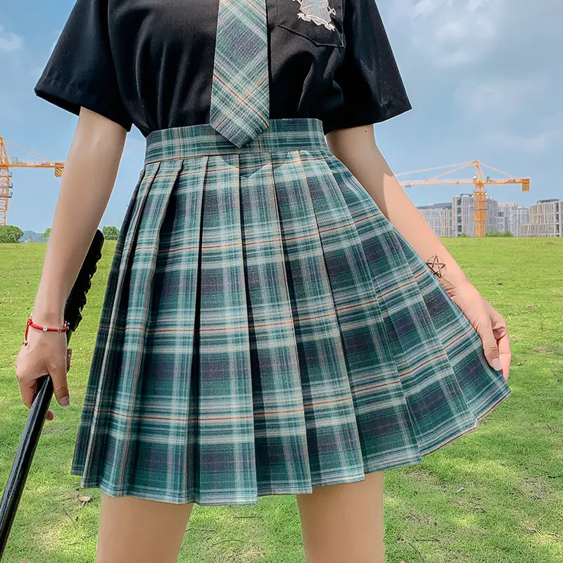 Gentle Daughter Jk Plaid A-Line Skirt Women