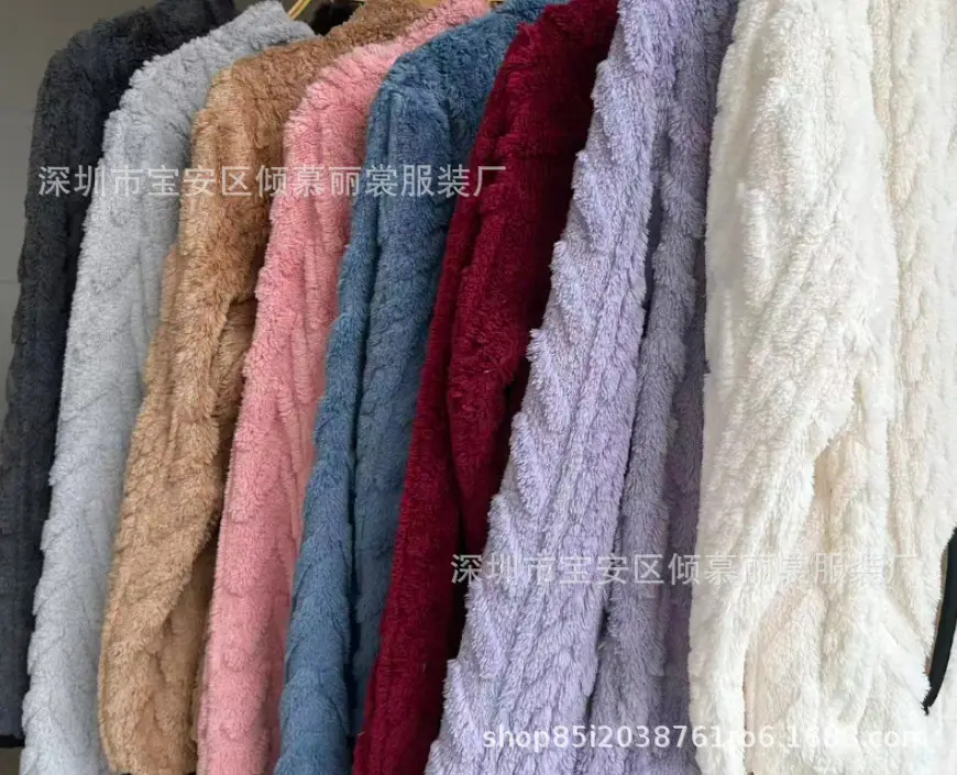 Purple Plush Half-Zip Sweatshirt with Pocket