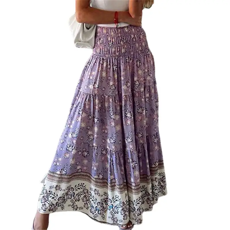 2024 Printed High Waist Skirt Set for Women - Image 6