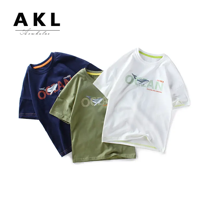 Kids Cotton T-Shirt White Cartoon Print 2026 - Image 7